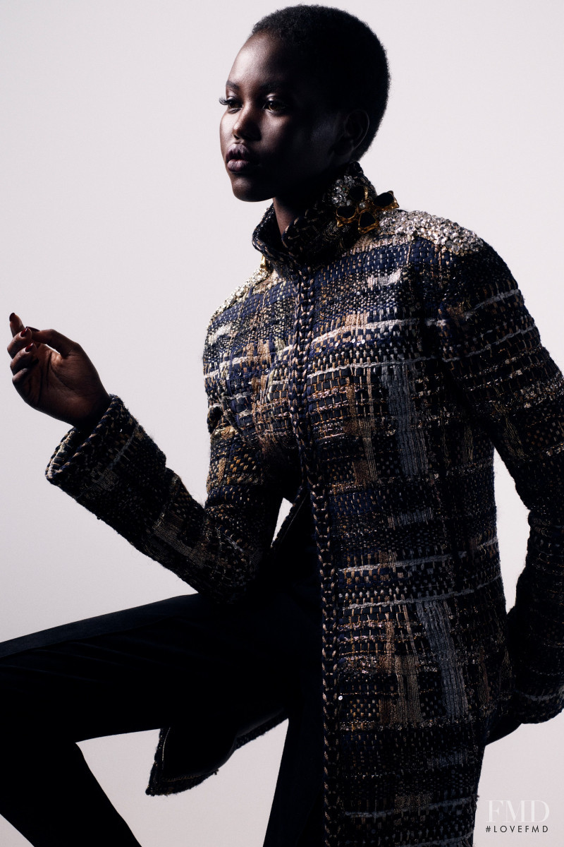 Adut Akech Bior featured in  the Chanel Haute Couture lookbook for Autumn/Winter 2020