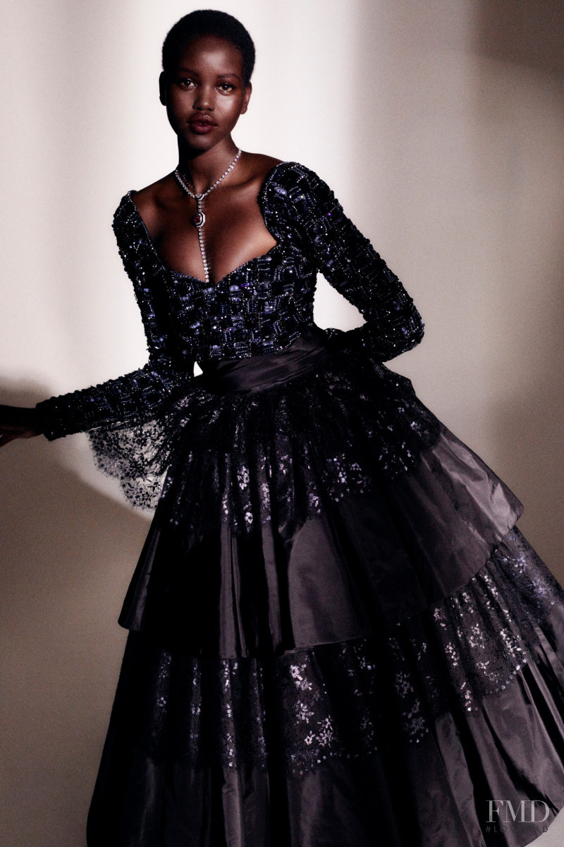 Adut Akech Bior featured in  the Chanel Haute Couture lookbook for Autumn/Winter 2020