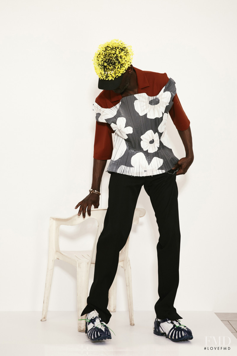 Lamine Faty featured in  the Botter lookbook for Spring/Summer 2021