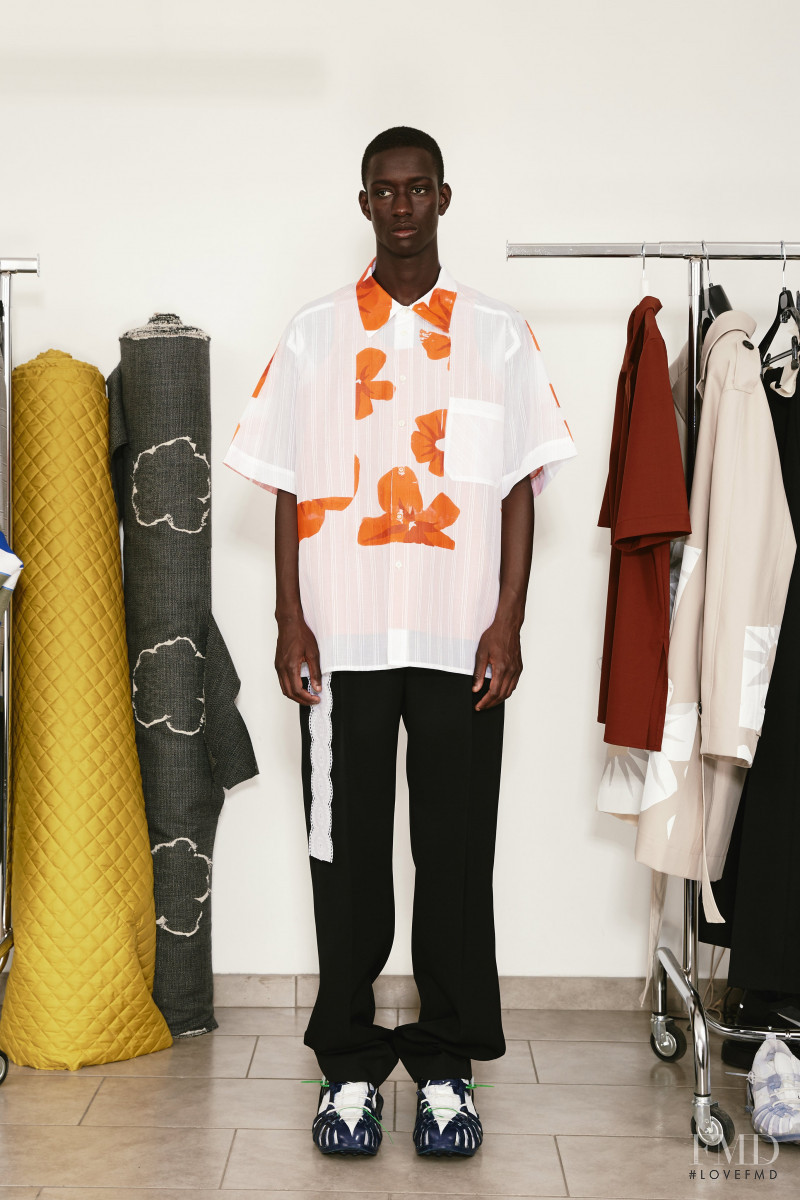 Lamine Faty featured in  the Botter lookbook for Spring/Summer 2021