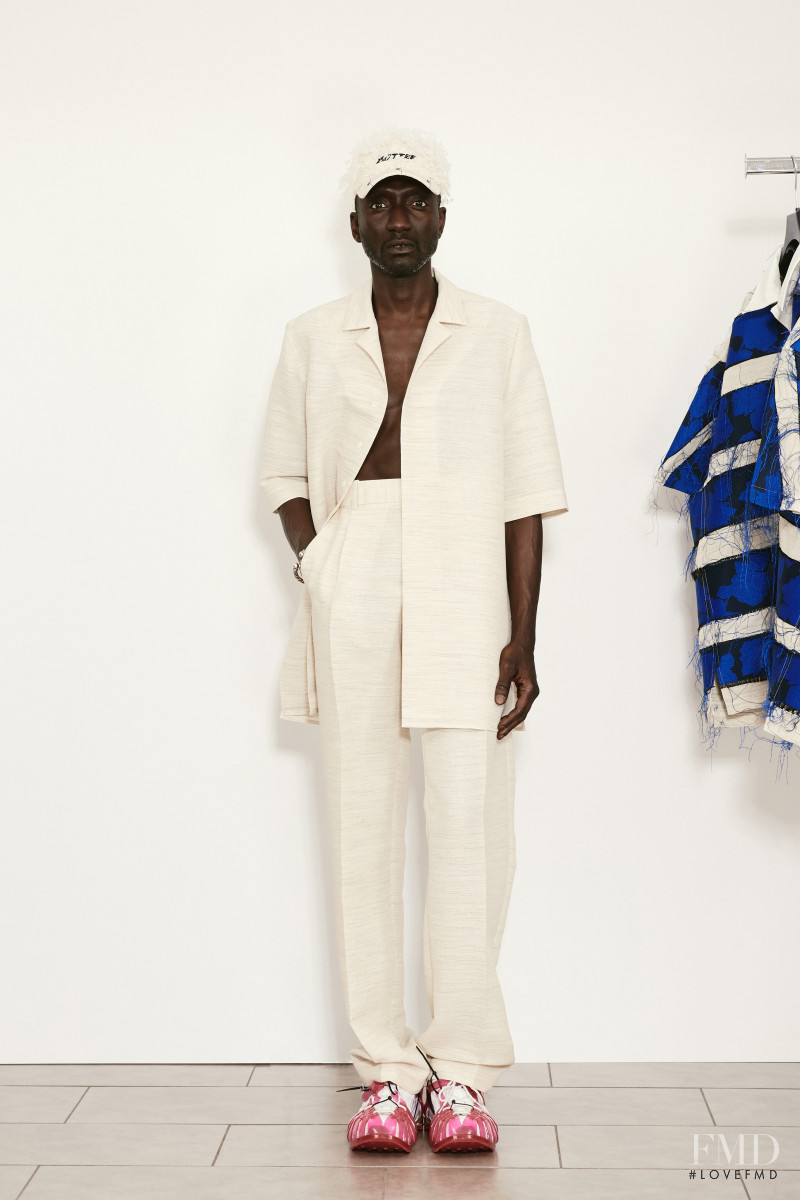 Lamine Faty featured in  the Botter lookbook for Spring/Summer 2021