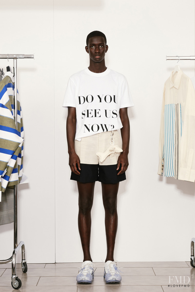 Lamine Faty featured in  the Botter lookbook for Spring/Summer 2021