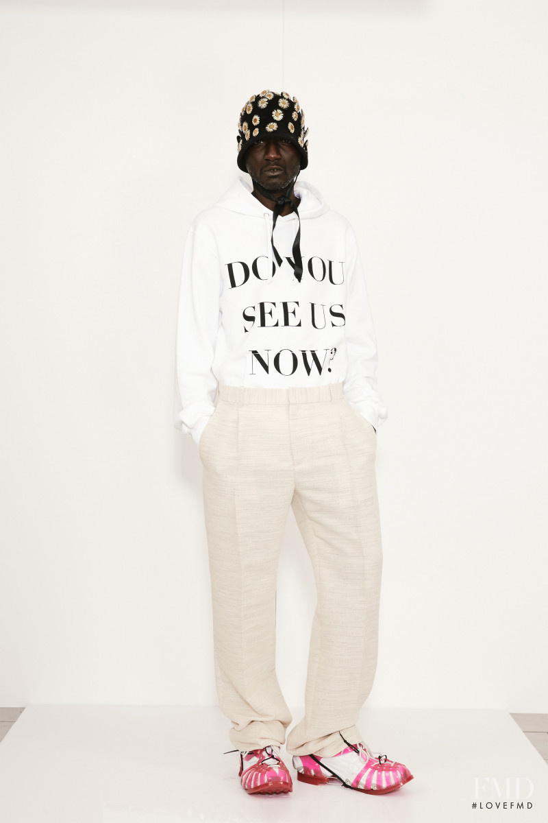 Lamine Faty featured in  the Botter lookbook for Spring/Summer 2021