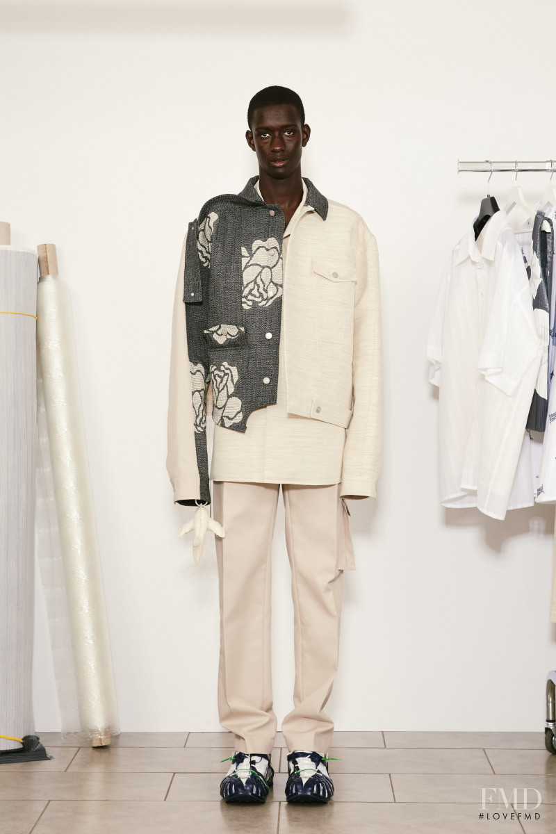 Lamine Faty featured in  the Botter lookbook for Spring/Summer 2021