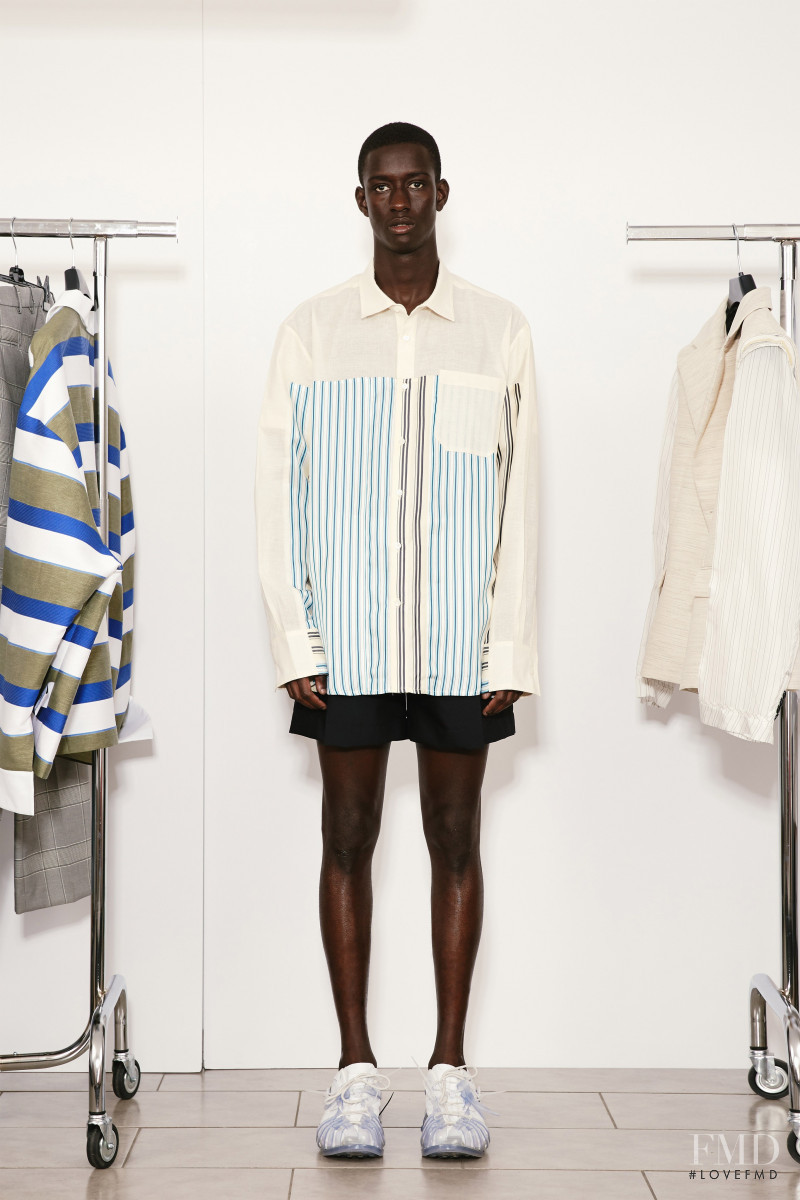 Lamine Faty featured in  the Botter lookbook for Spring/Summer 2021