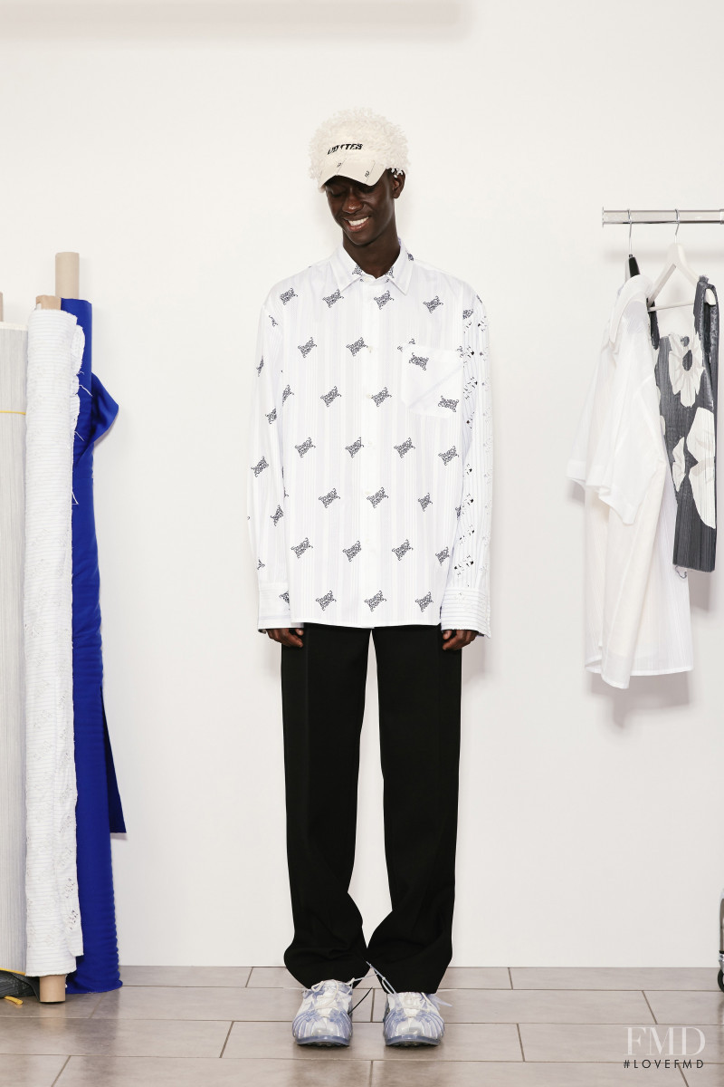 Lamine Faty featured in  the Botter lookbook for Spring/Summer 2021