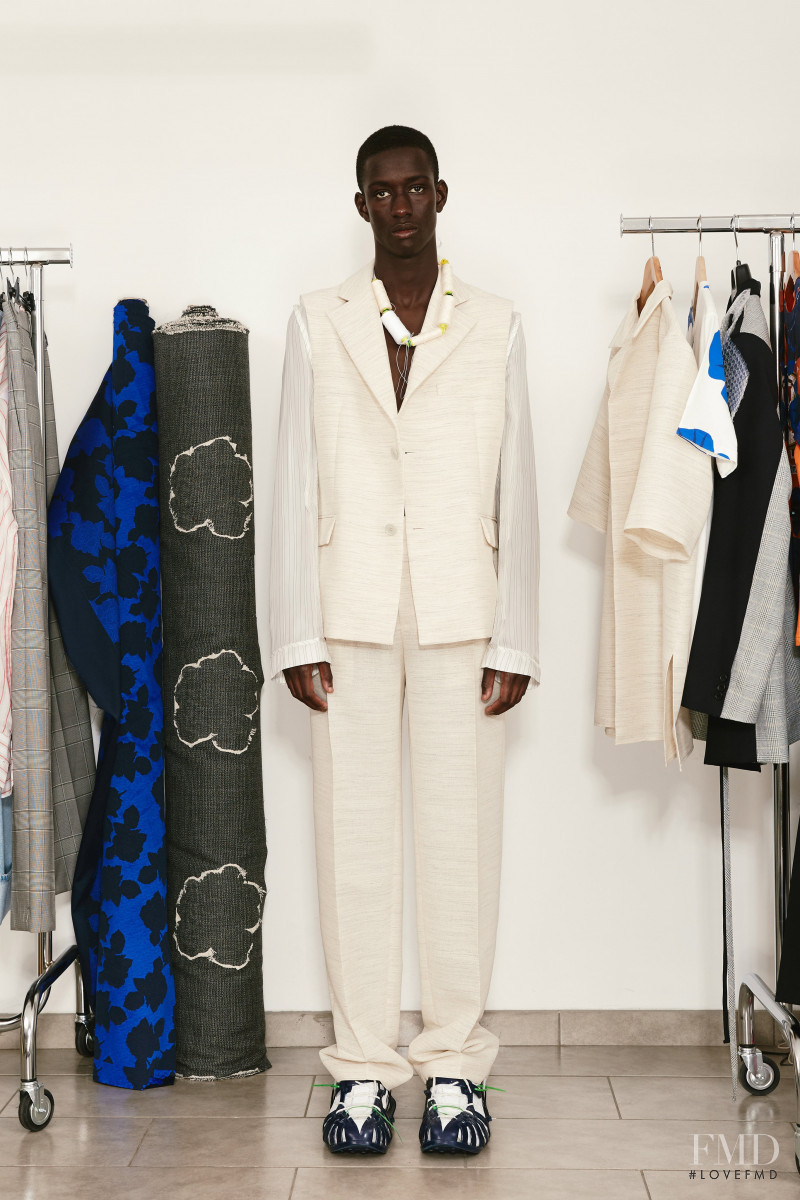 Lamine Faty featured in  the Botter lookbook for Spring/Summer 2021