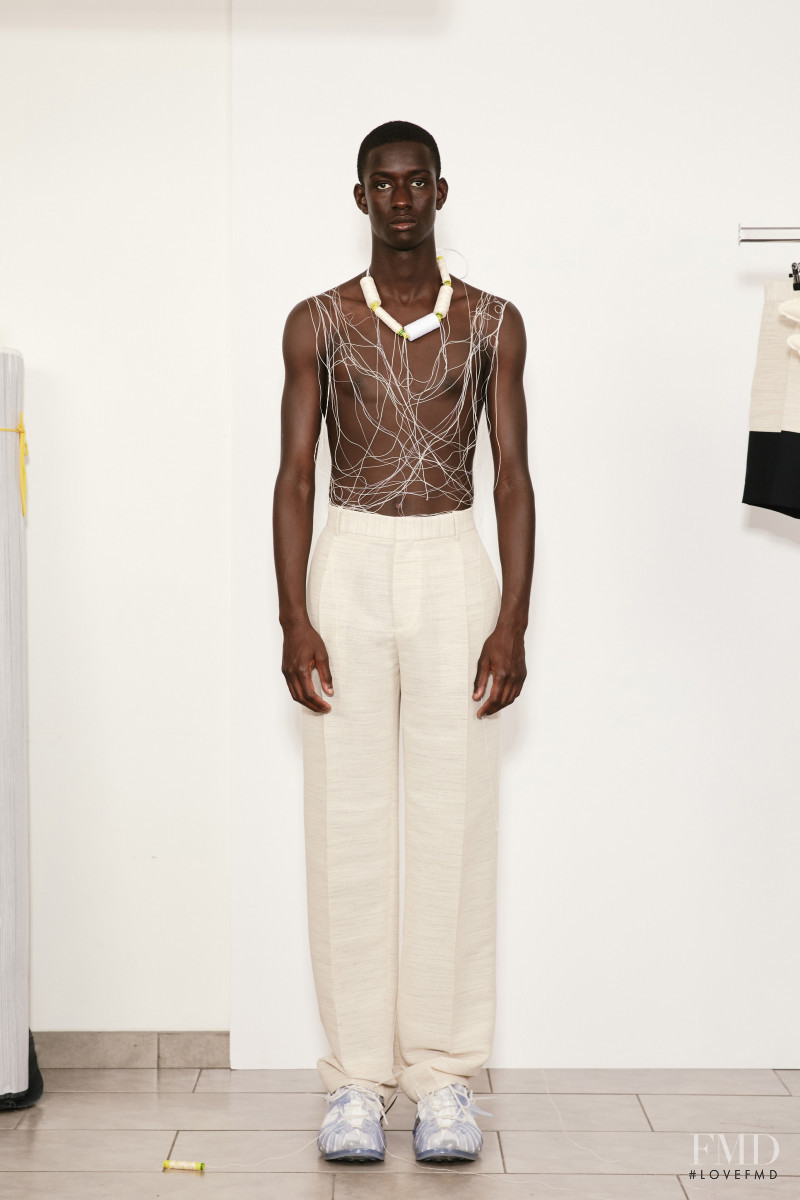 Lamine Faty featured in  the Botter lookbook for Spring/Summer 2021