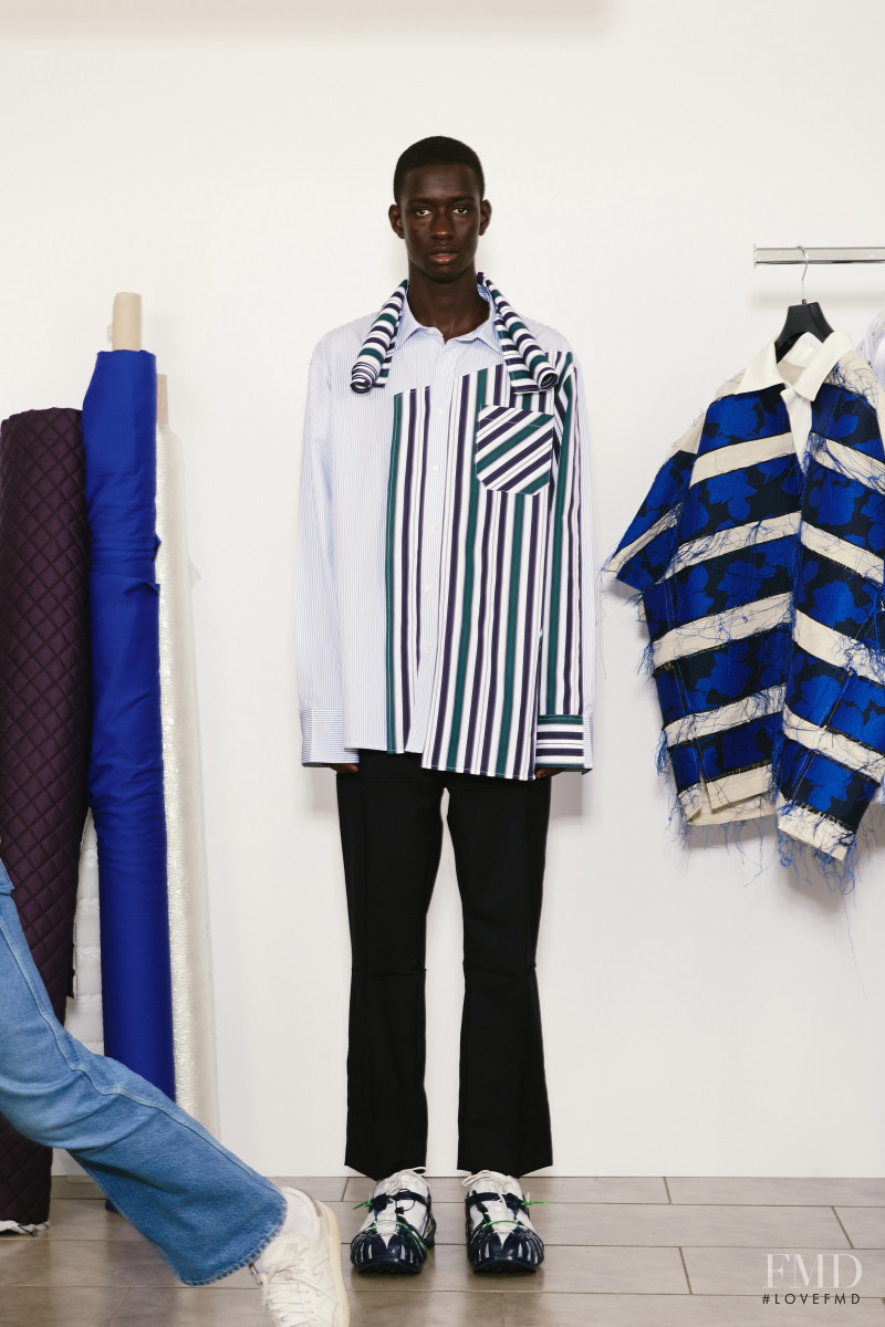 Lamine Faty featured in  the Botter lookbook for Spring/Summer 2021