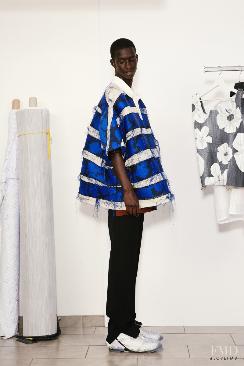 Lamine Faty featured in  the Botter lookbook for Spring/Summer 2021