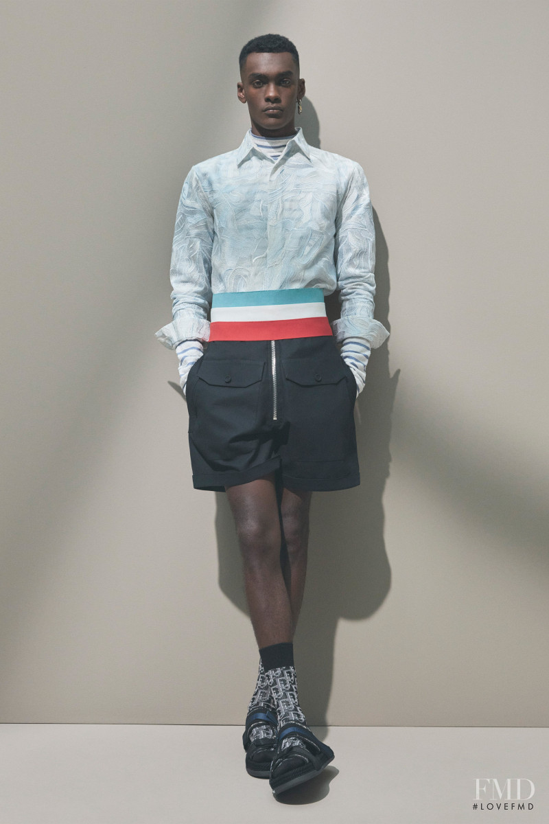 Samer Rahma featured in  the Dior Homme lookbook for Spring/Summer 2021