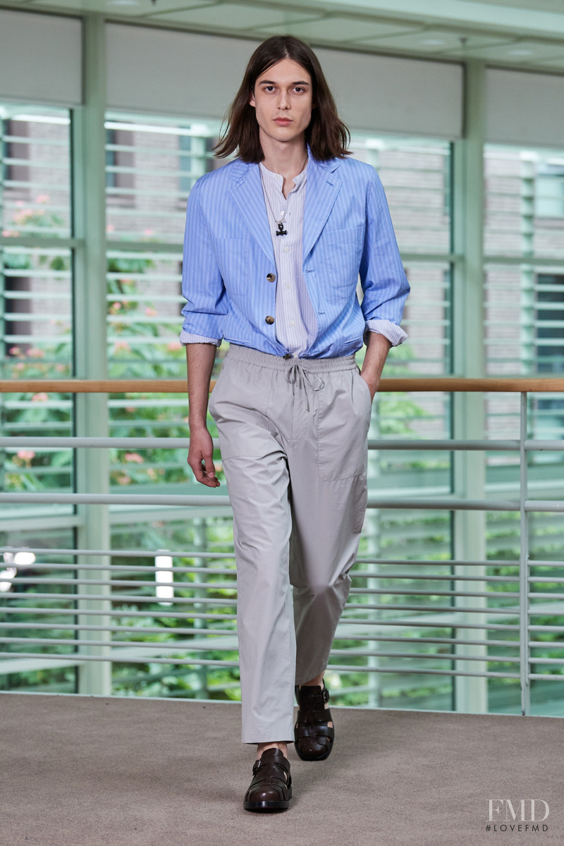 Hugo Schneider featured in  the Hermès lookbook for Spring/Summer 2021