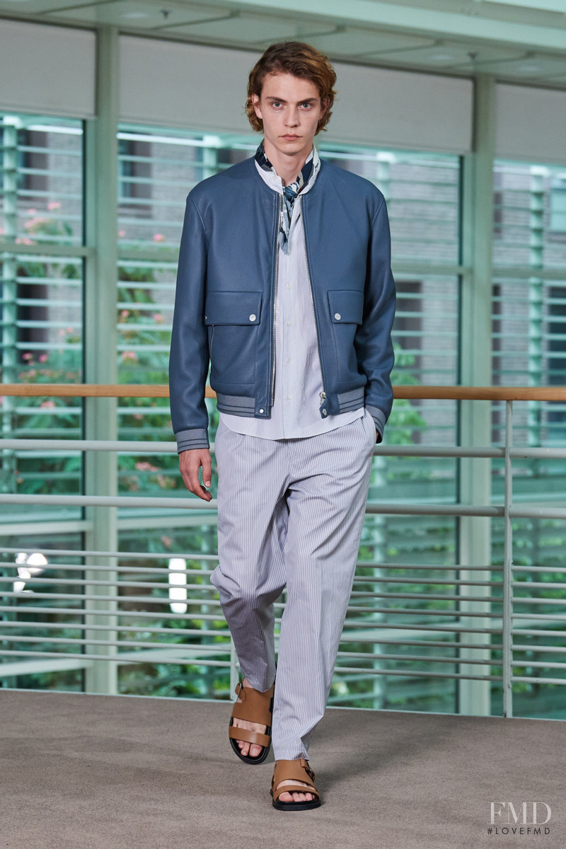 Alec Pollentier featured in  the Hermès lookbook for Spring/Summer 2021