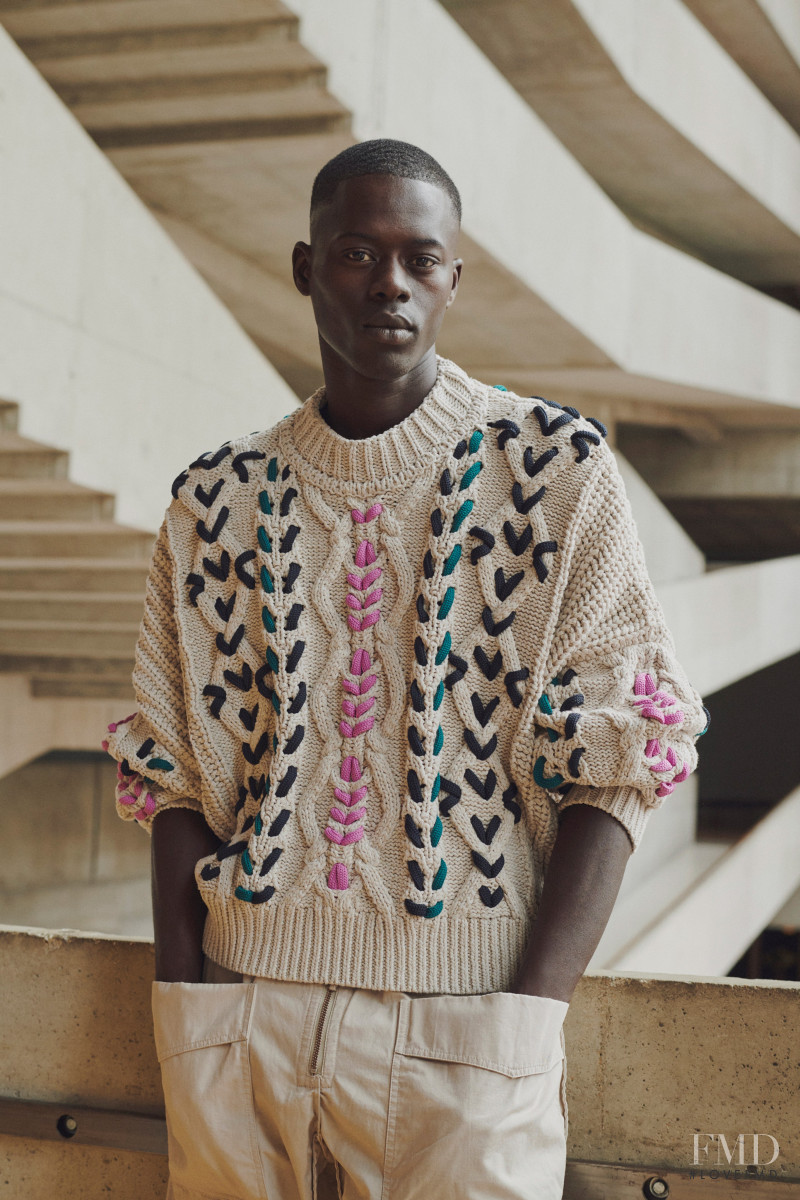 Alpha Dia featured in  the Isabel Marant lookbook for Spring/Summer 2021