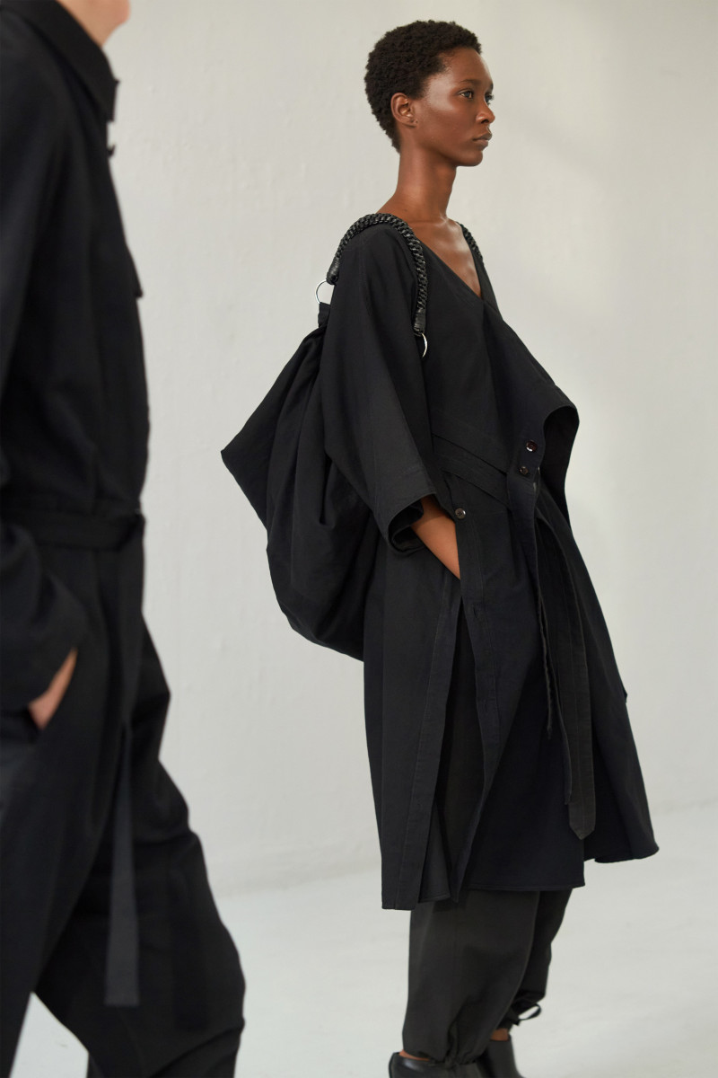 Mahany Pery featured in  the Christophe Lemaire fashion show for Spring/Summer 2021