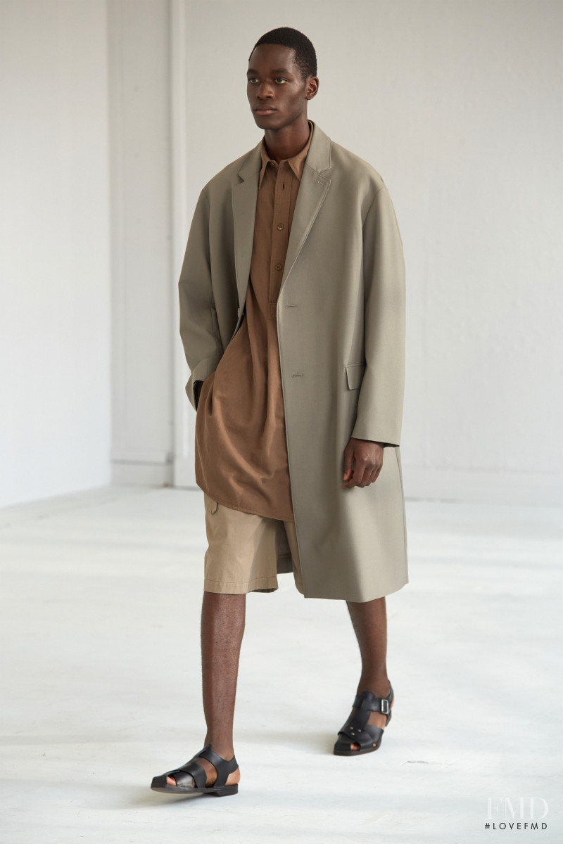 Lassina Karamoko featured in  the Christophe Lemaire fashion show for Spring/Summer 2021