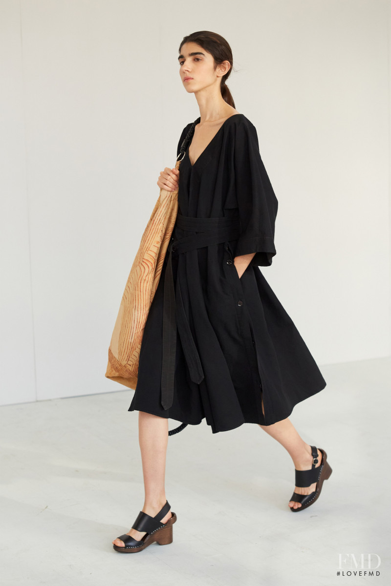 Rebeca Solana featured in  the Christophe Lemaire fashion show for Spring/Summer 2021