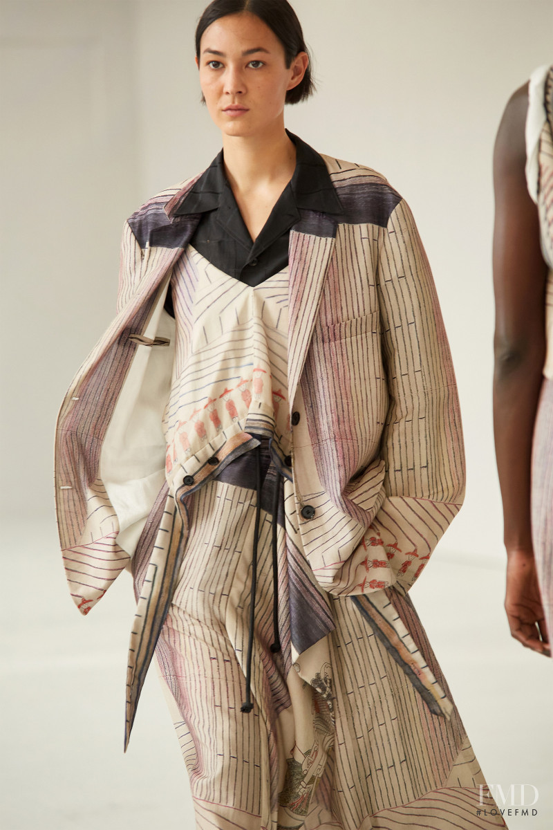 Anania Orgeas featured in  the Christophe Lemaire fashion show for Spring/Summer 2021