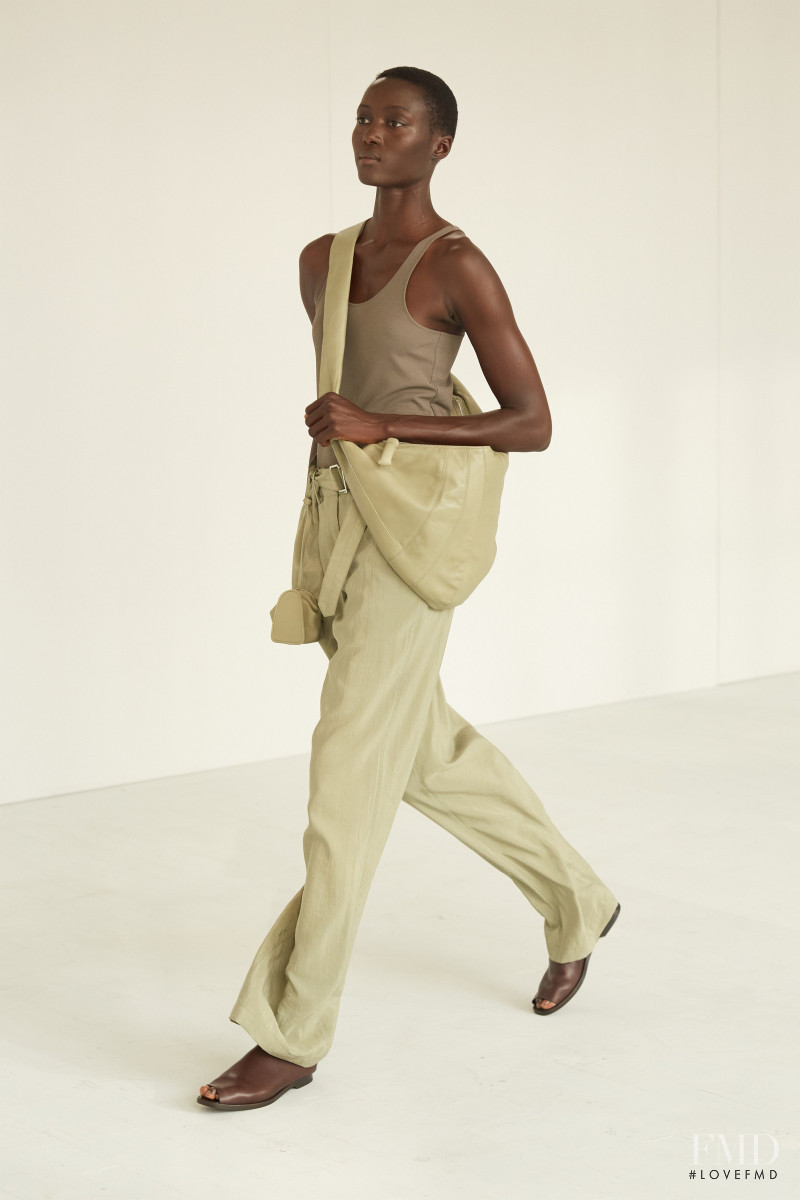 Rouguy Faye featured in  the Christophe Lemaire fashion show for Spring/Summer 2021