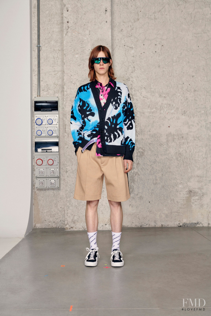 Jakob Eilinghoff featured in  the MSGM lookbook for Spring/Summer 2021