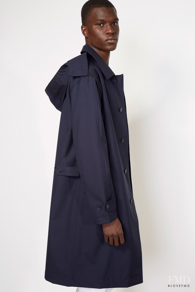 Mamadou Lo featured in  the Officine Generale lookbook for Spring/Summer 2021