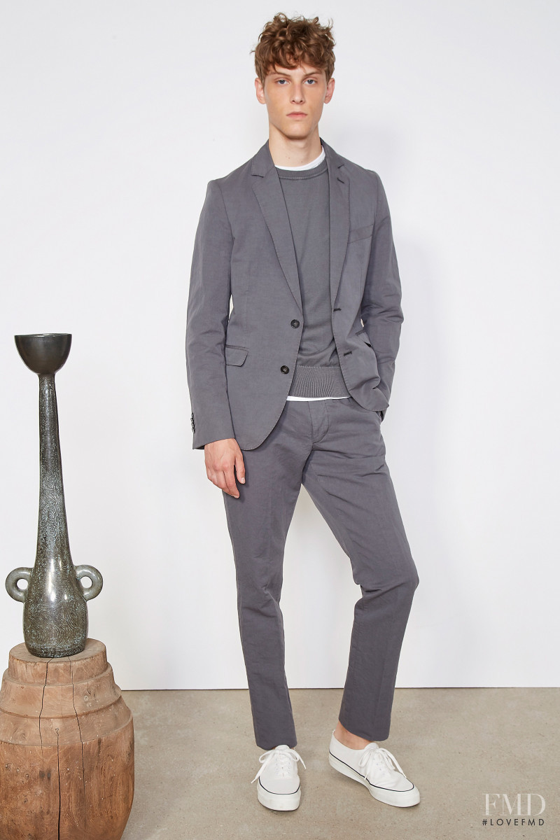 Serge Sergeev featured in  the Officine Generale lookbook for Spring/Summer 2021