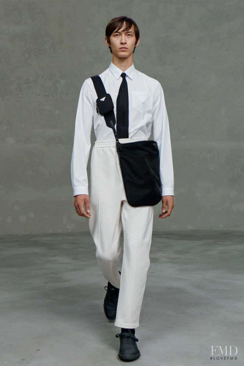 Simon Martyn featured in  the Prada fashion show for Spring/Summer 2021