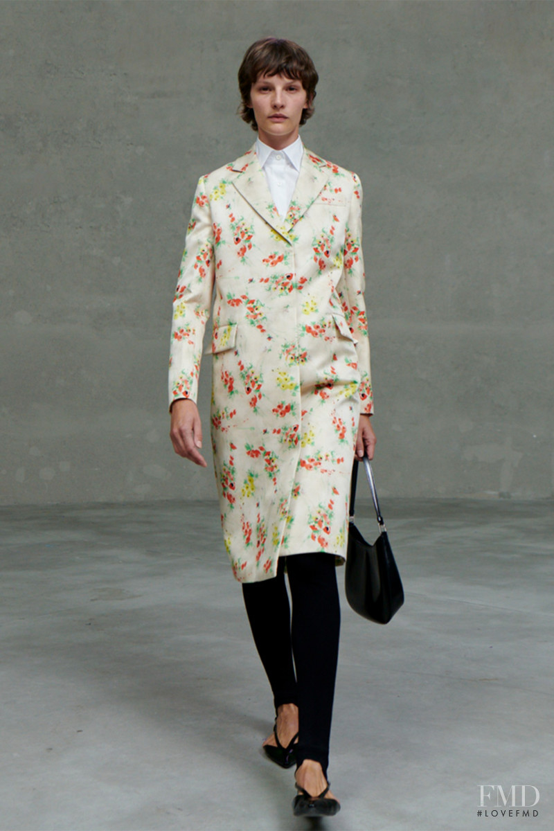 Sara Blomqvist featured in  the Prada fashion show for Spring/Summer 2021