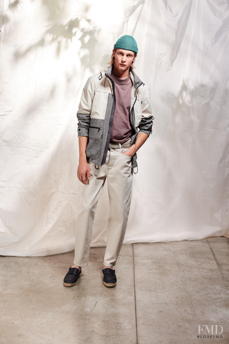 Carl Johan Hedin featured in  the ZZegna lookbook for Spring/Summer 2021