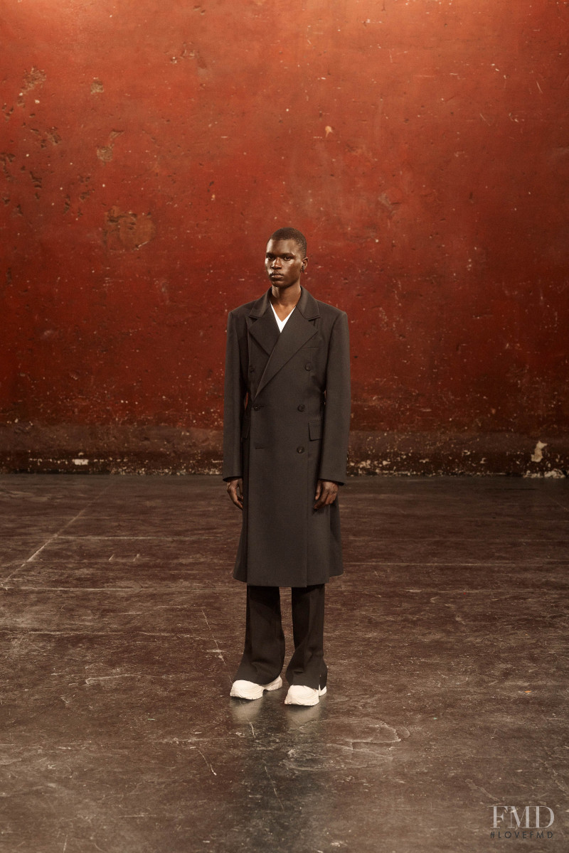 Mamadou Lo featured in  the Wooyoungmi lookbook for Spring/Summer 2021