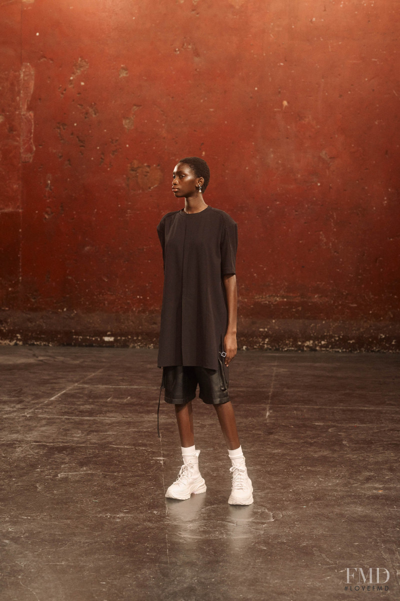 Diarra Samb featured in  the Wooyoungmi lookbook for Spring/Summer 2021