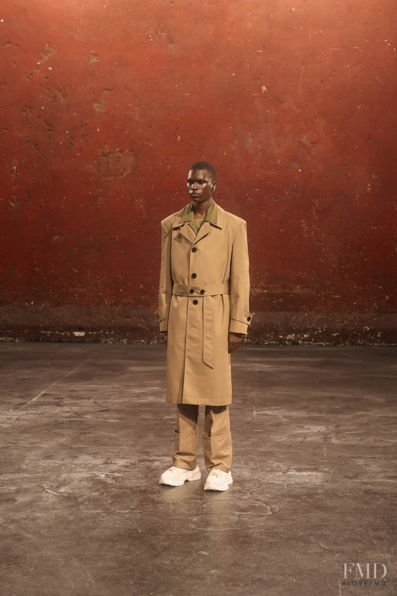 Mamadou Lo featured in  the Wooyoungmi lookbook for Spring/Summer 2021