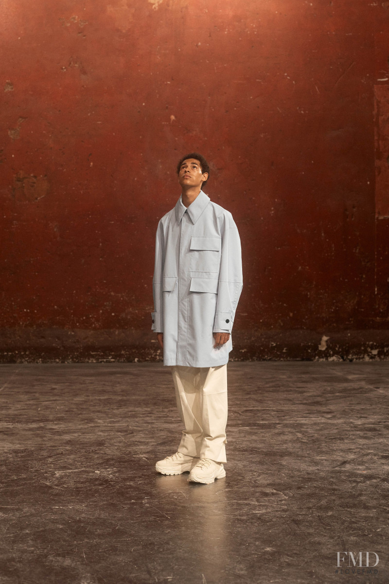 Kaissan Ibrahima featured in  the Wooyoungmi lookbook for Spring/Summer 2021