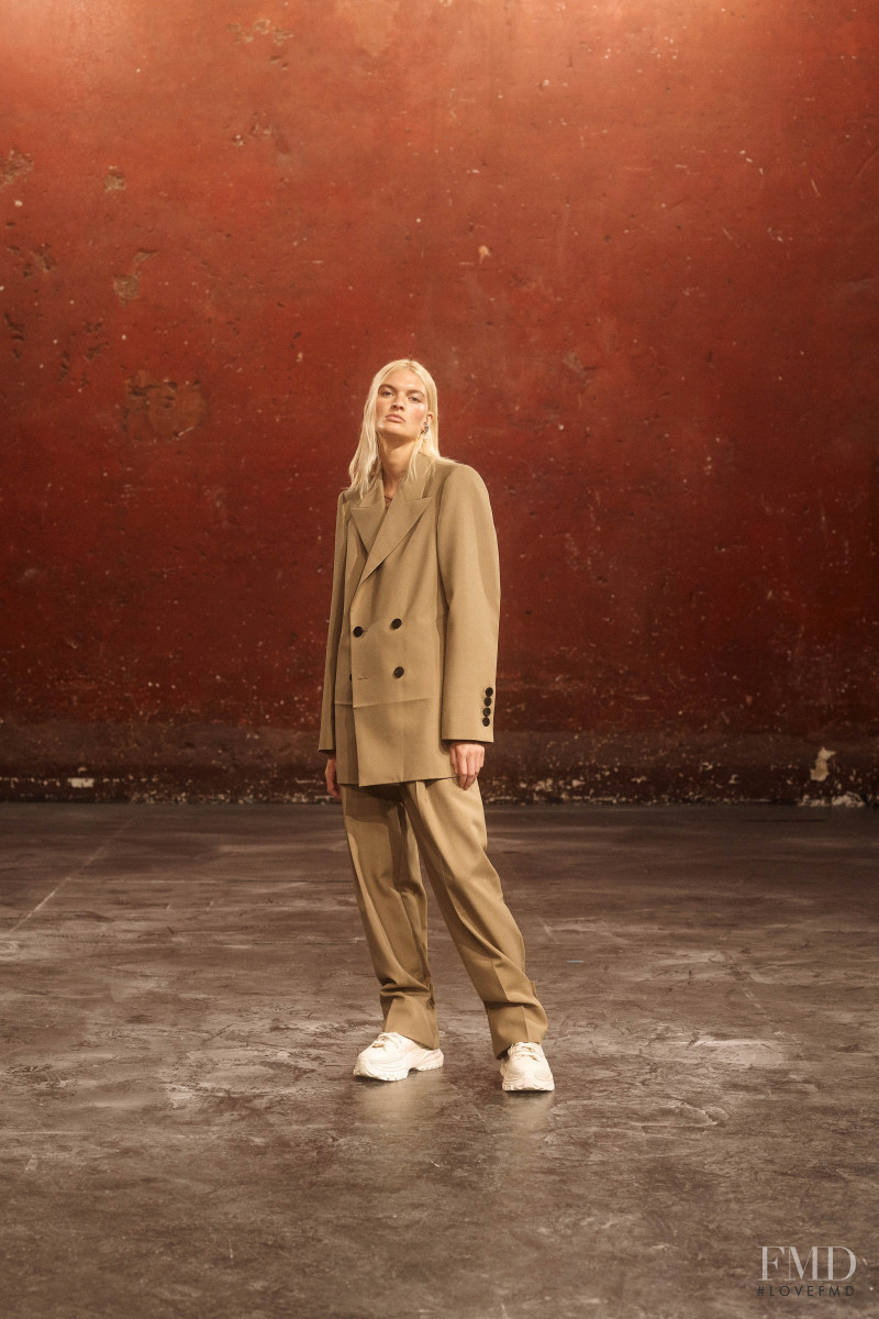 Juliane Grüner featured in  the Wooyoungmi lookbook for Spring/Summer 2021