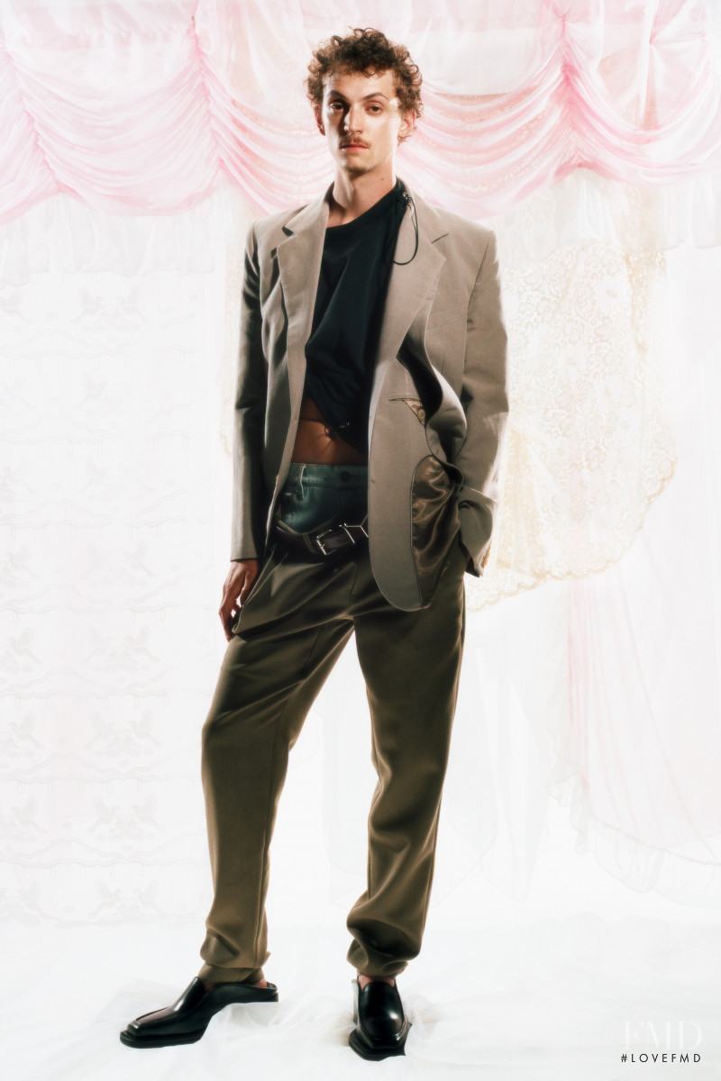 Victor Vignon featured in  the Y/Project lookbook for Spring/Summer 2021