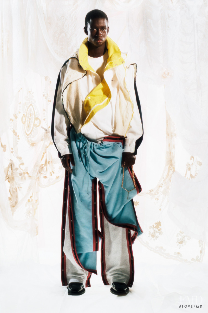 Lamine Faty featured in  the Y/Project lookbook for Spring/Summer 2021