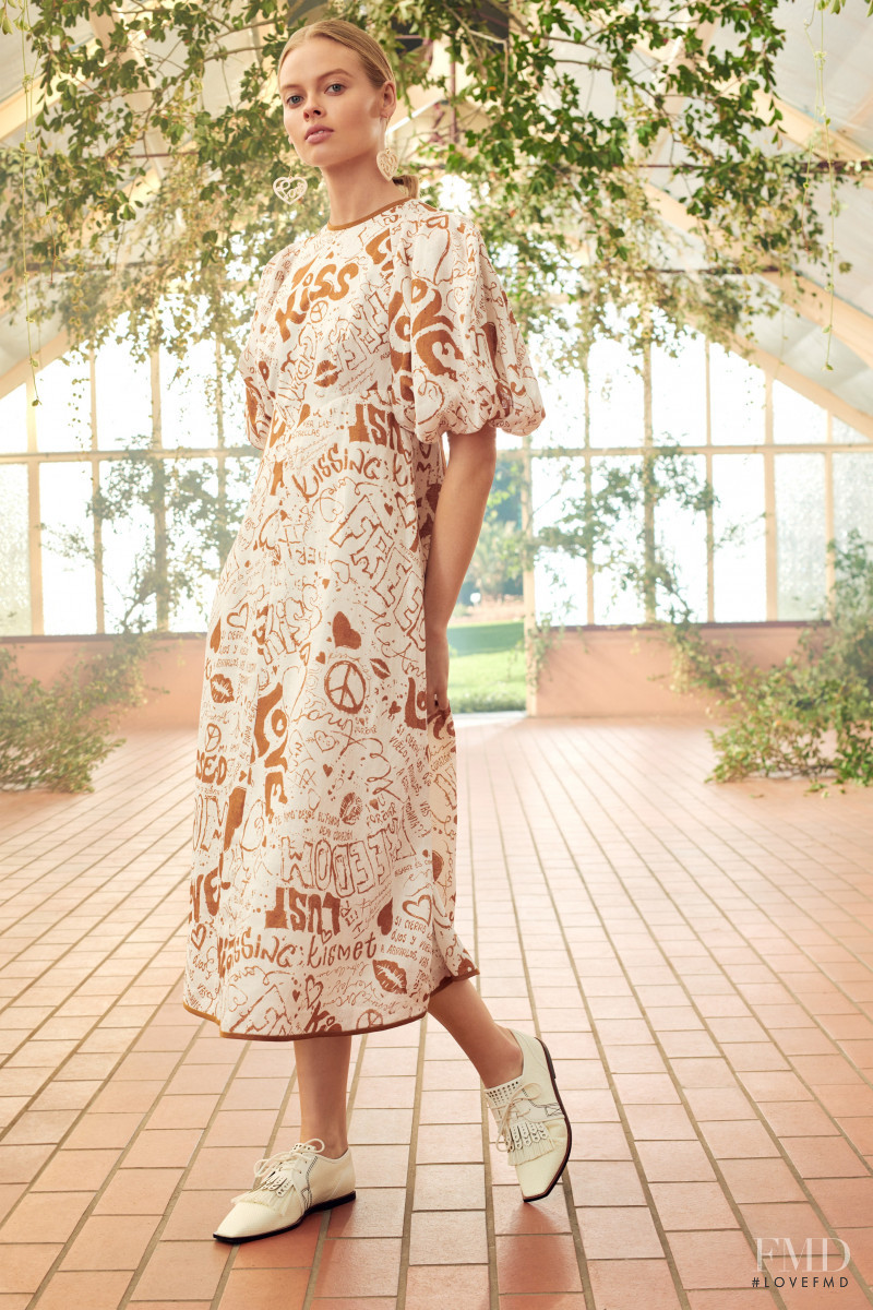 Holly Magson featured in  the Zimmermann lookbook for Resort 2021