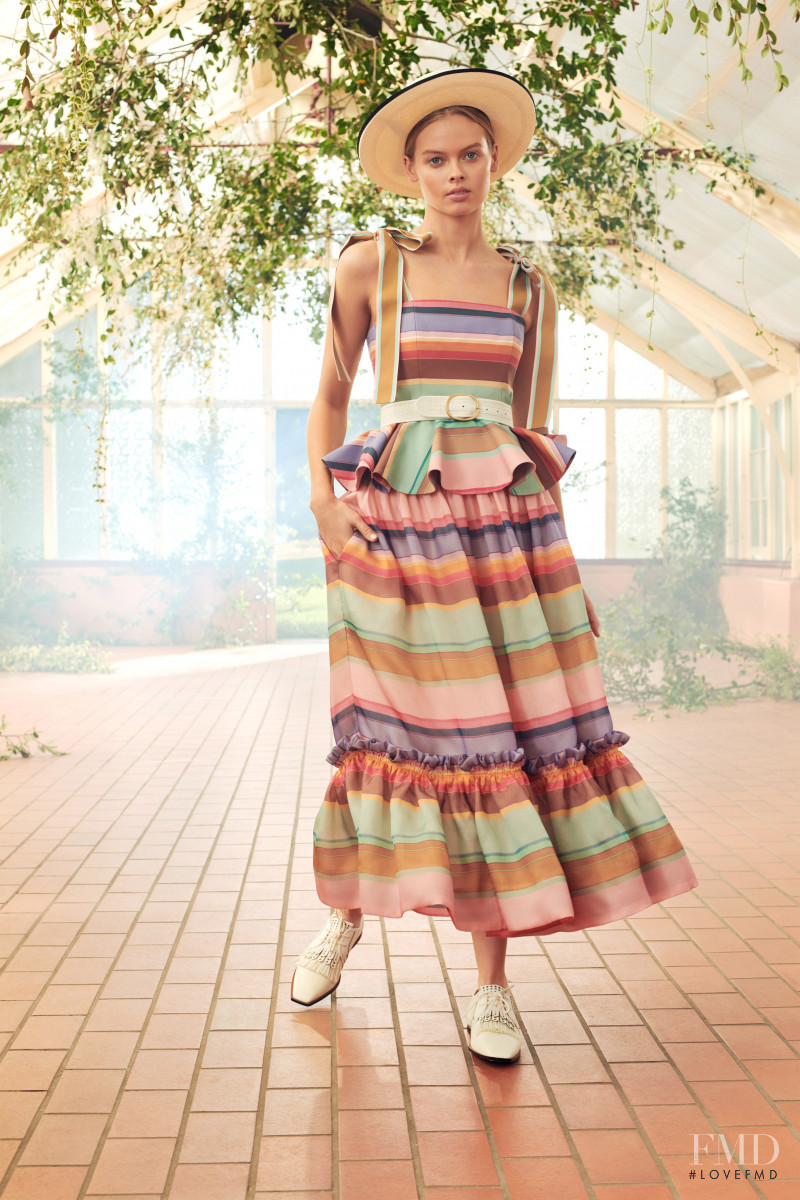 Holly Magson featured in  the Zimmermann lookbook for Resort 2021