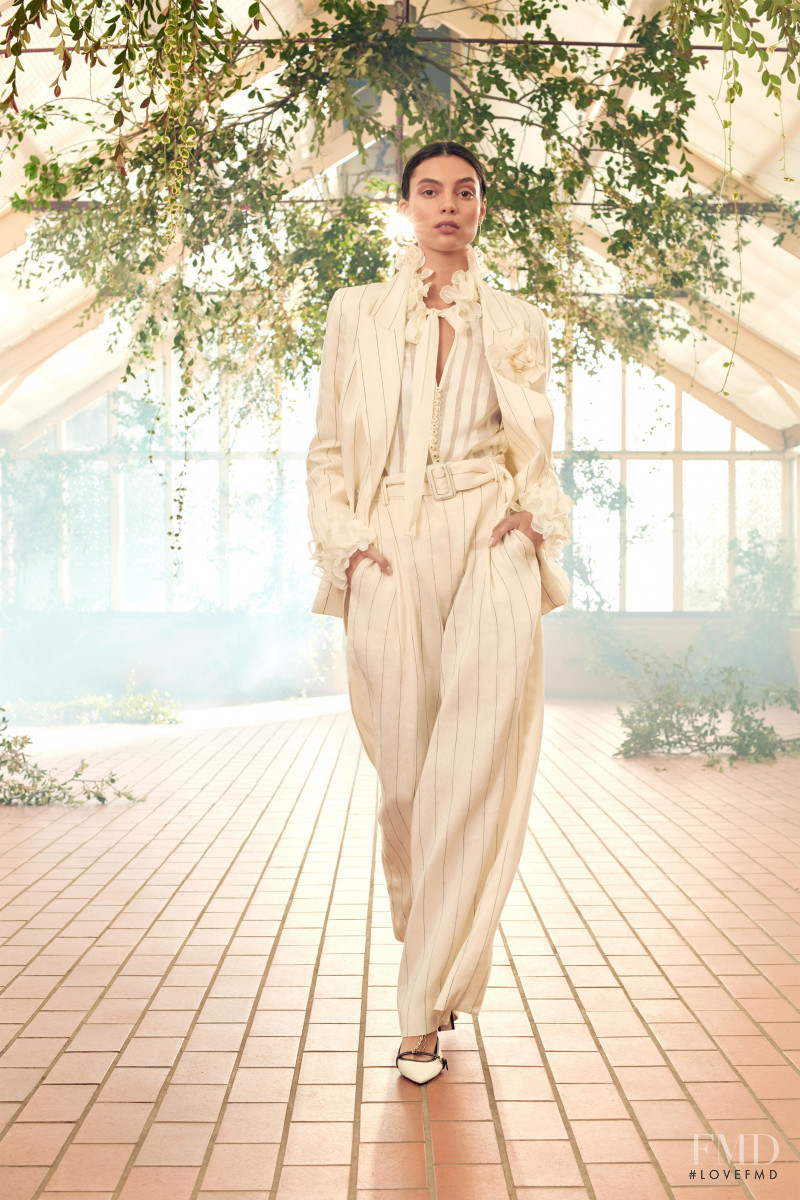 Charlee Fraser featured in  the Zimmermann lookbook for Resort 2021