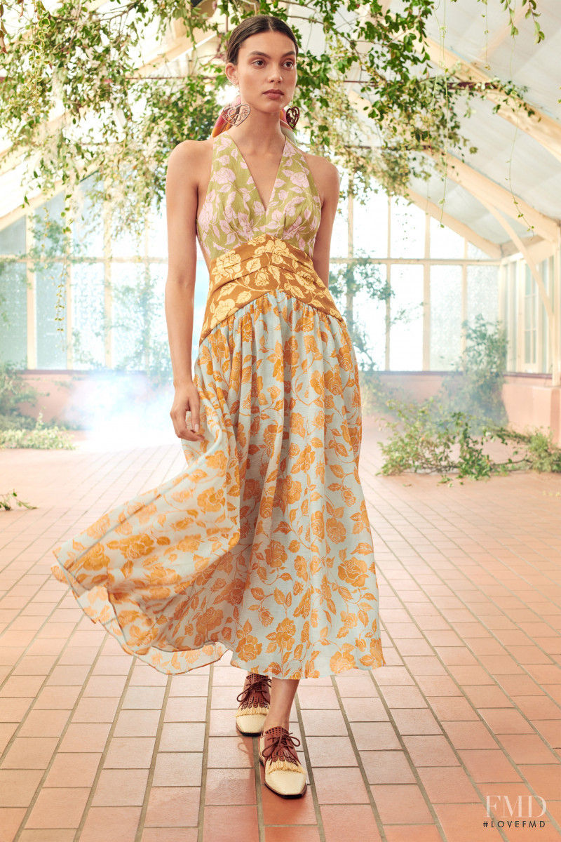 Charlee Fraser featured in  the Zimmermann lookbook for Resort 2021