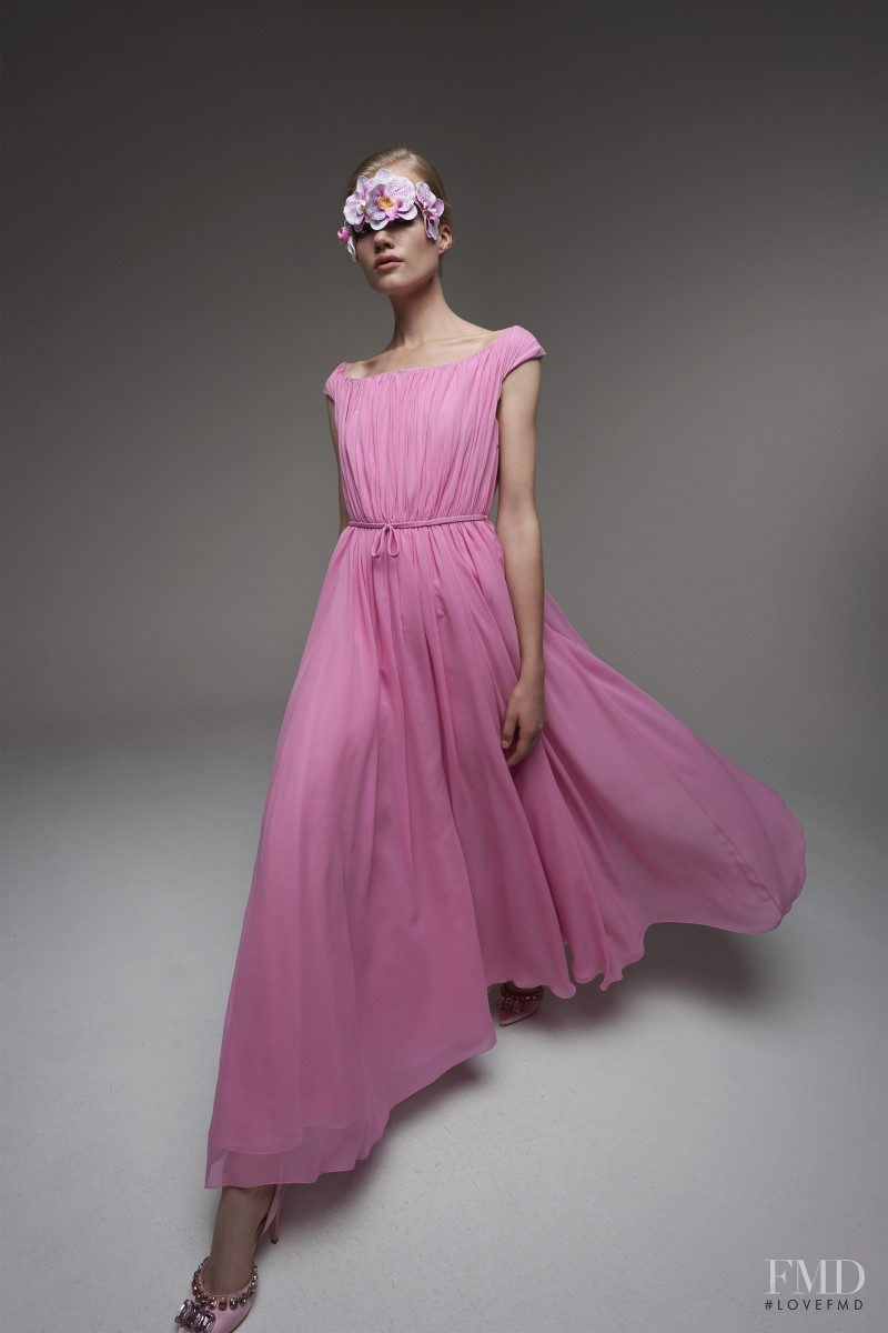 Madeleine Fischer featured in  the Giambattista Valli lookbook for Resort 2021