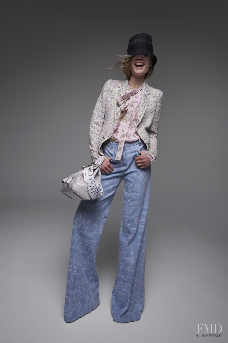 Madeleine Fischer featured in  the Giambattista Valli lookbook for Resort 2021