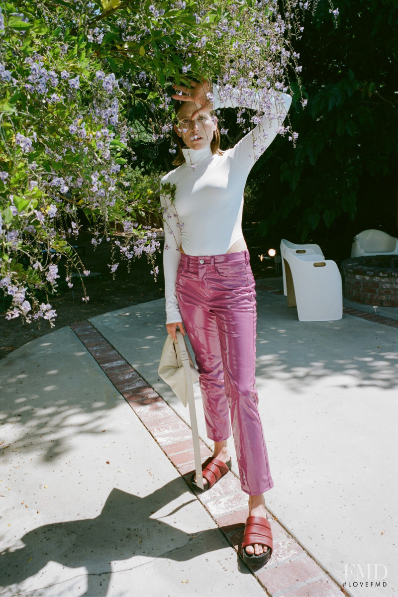 Dree Hemingway featured in  the Simon Miller lookbook for Resort 2021