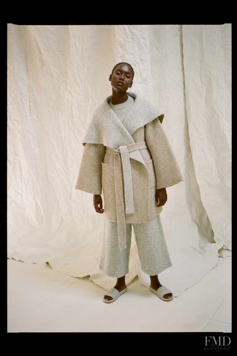 Essence Taylor featured in  the Lauren Manoogian lookbook for Resort 2021