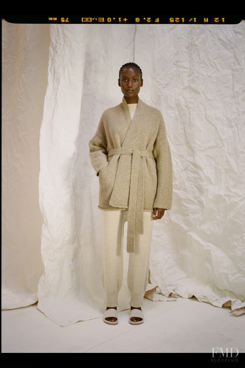 Essence Taylor featured in  the Lauren Manoogian lookbook for Resort 2021