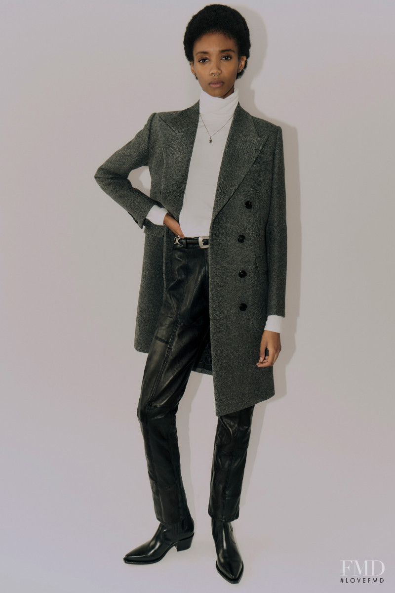 Hannah Shakespeare featured in  the RE/DONE Jeans lookbook for Resort 2021