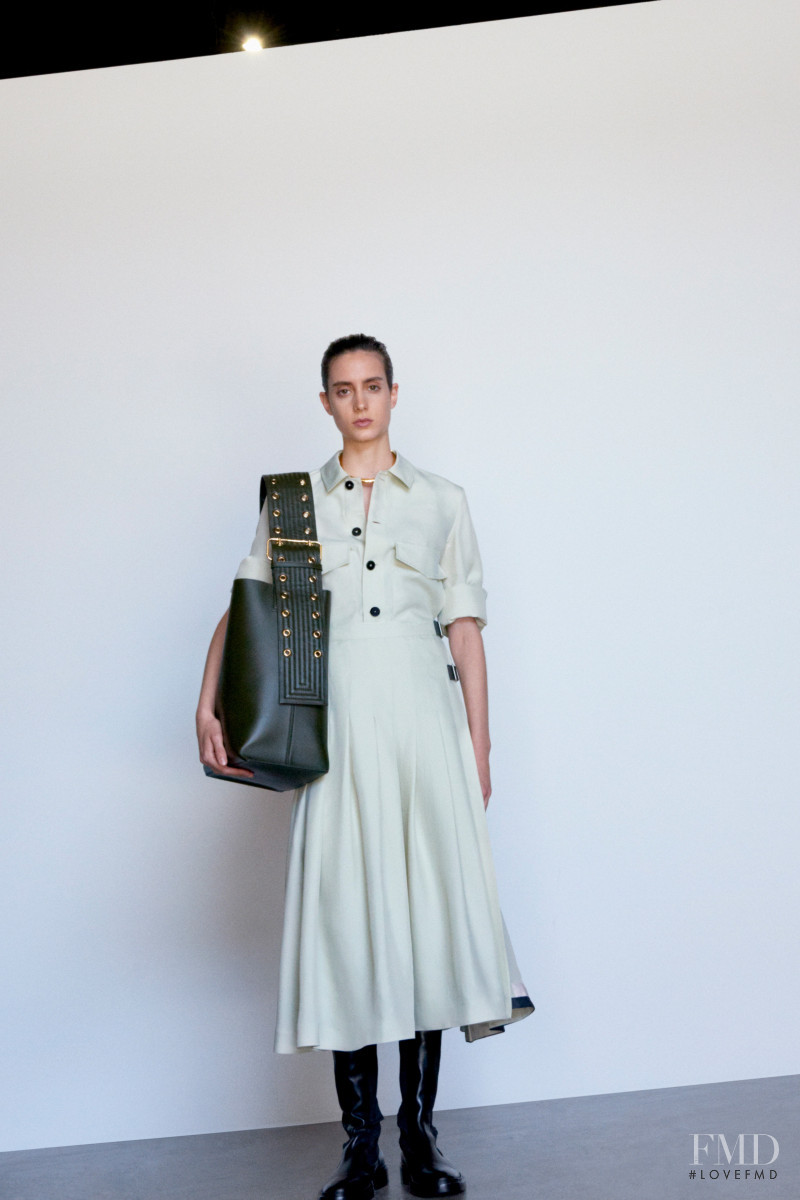 Beatriz Ronda featured in  the Jil Sander lookbook for Resort 2021