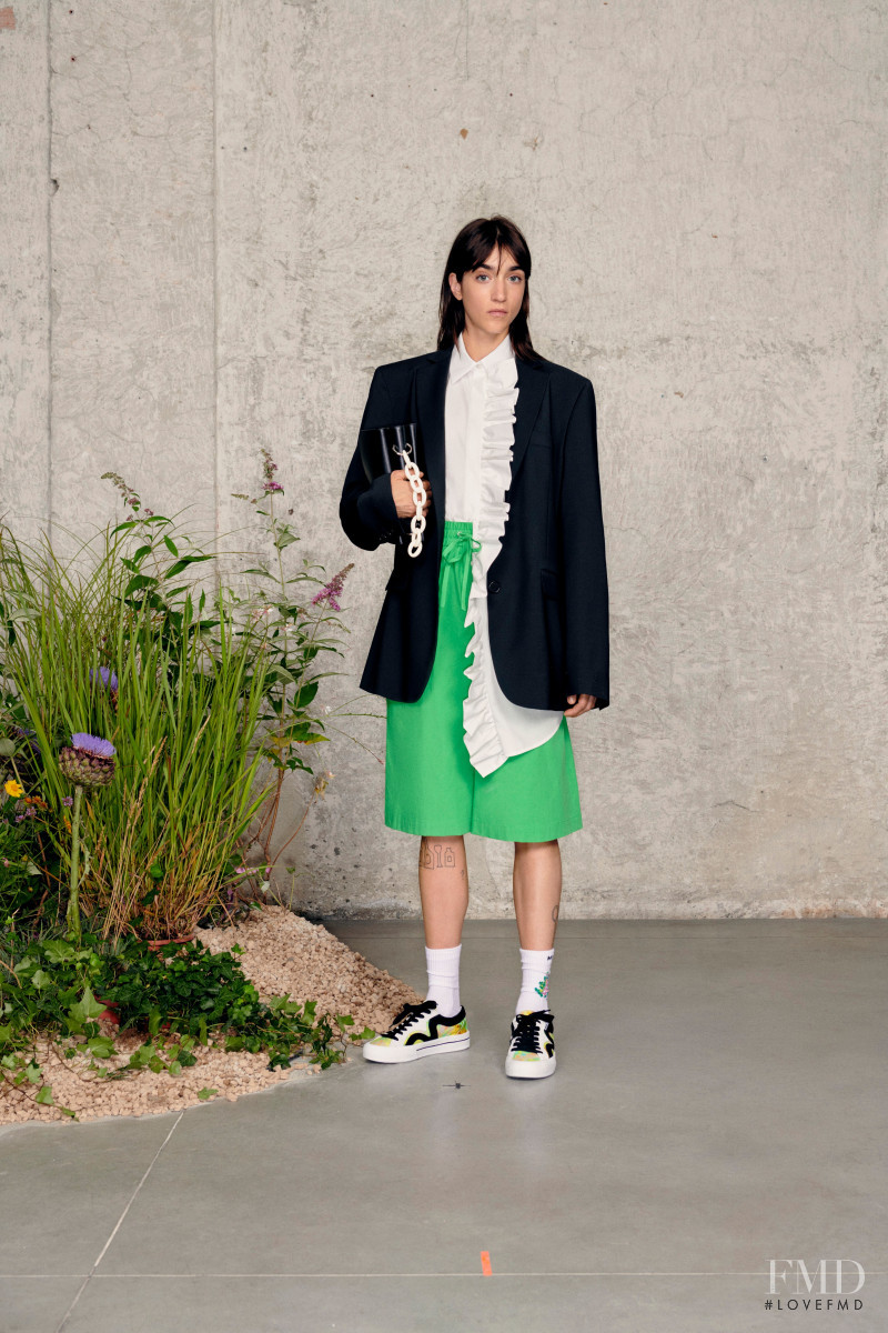 Zso Varju featured in  the MSGM lookbook for Resort 2021