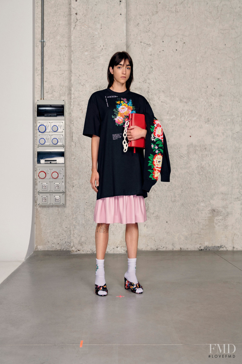 Zso Varju featured in  the MSGM lookbook for Resort 2021