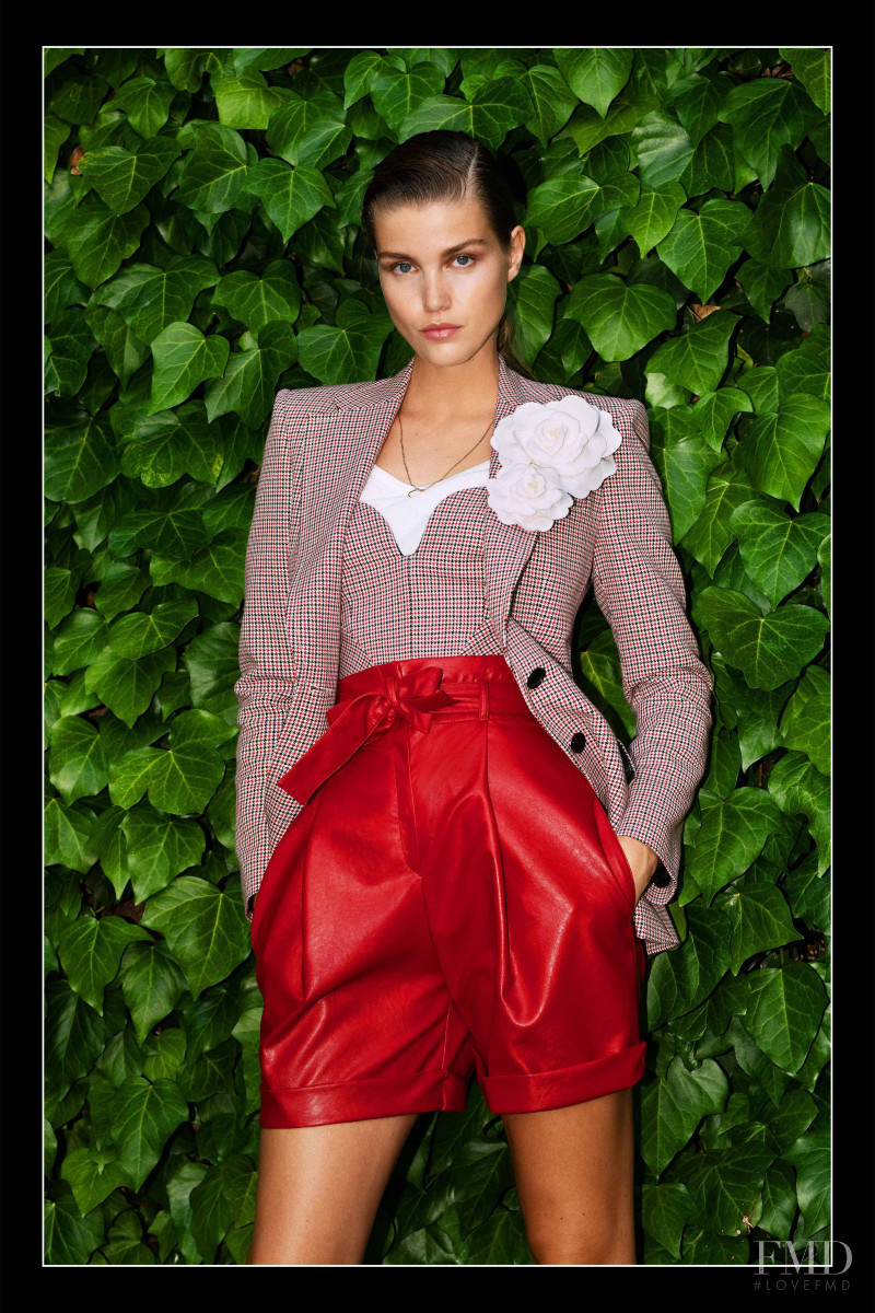 Luna Bijl featured in  the Philosophy di Lorenzo Serafini lookbook for Resort 2021